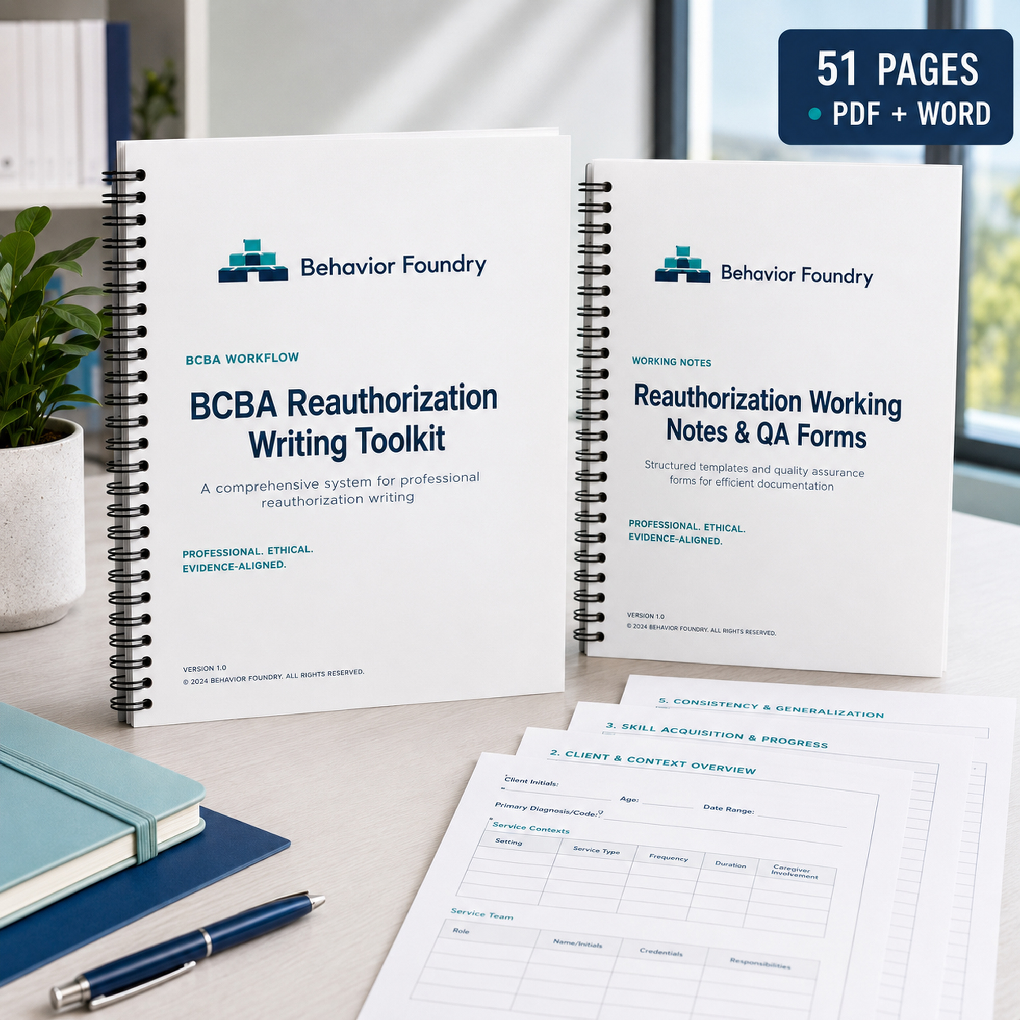 BCBA Reauthorization Writing Toolkit product preview